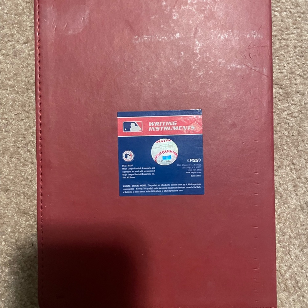 MLB Boston Red Sox Leather Embossed Notebook - Picture 4 of 5